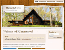 Tablet Screenshot of margaritanoyes.com